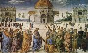Pietro Perugino Charge to Peter France oil painting artist